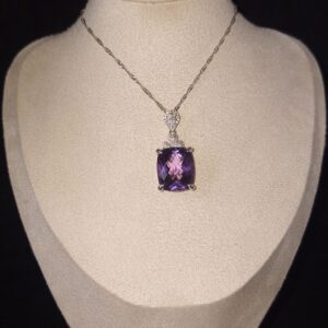 Pendentif Améthyste et Argent S925