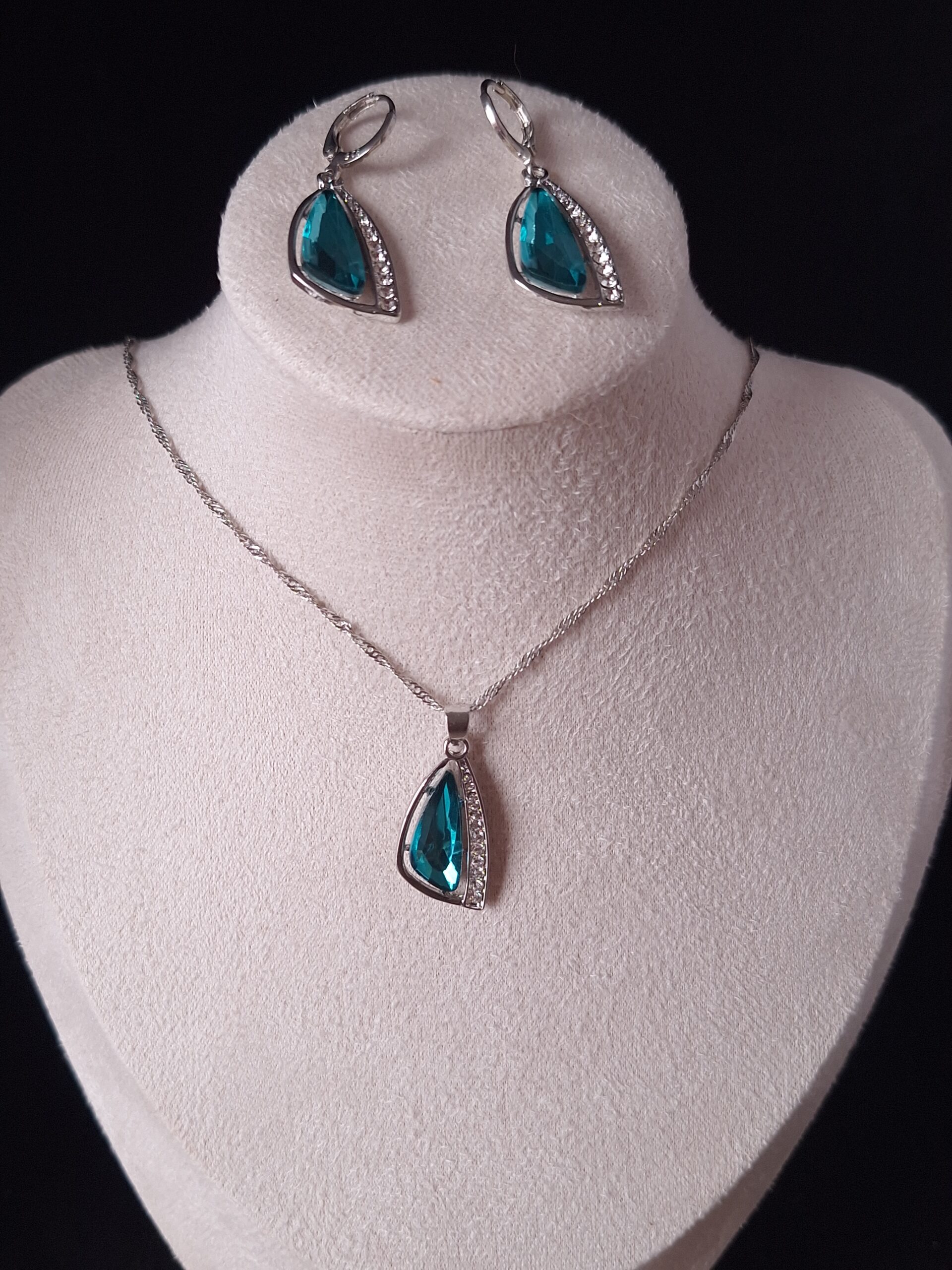 Parure argent cristal