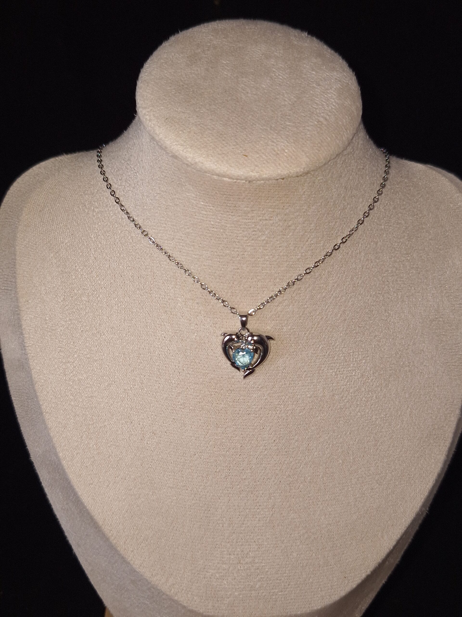 Pendentif argent cristal