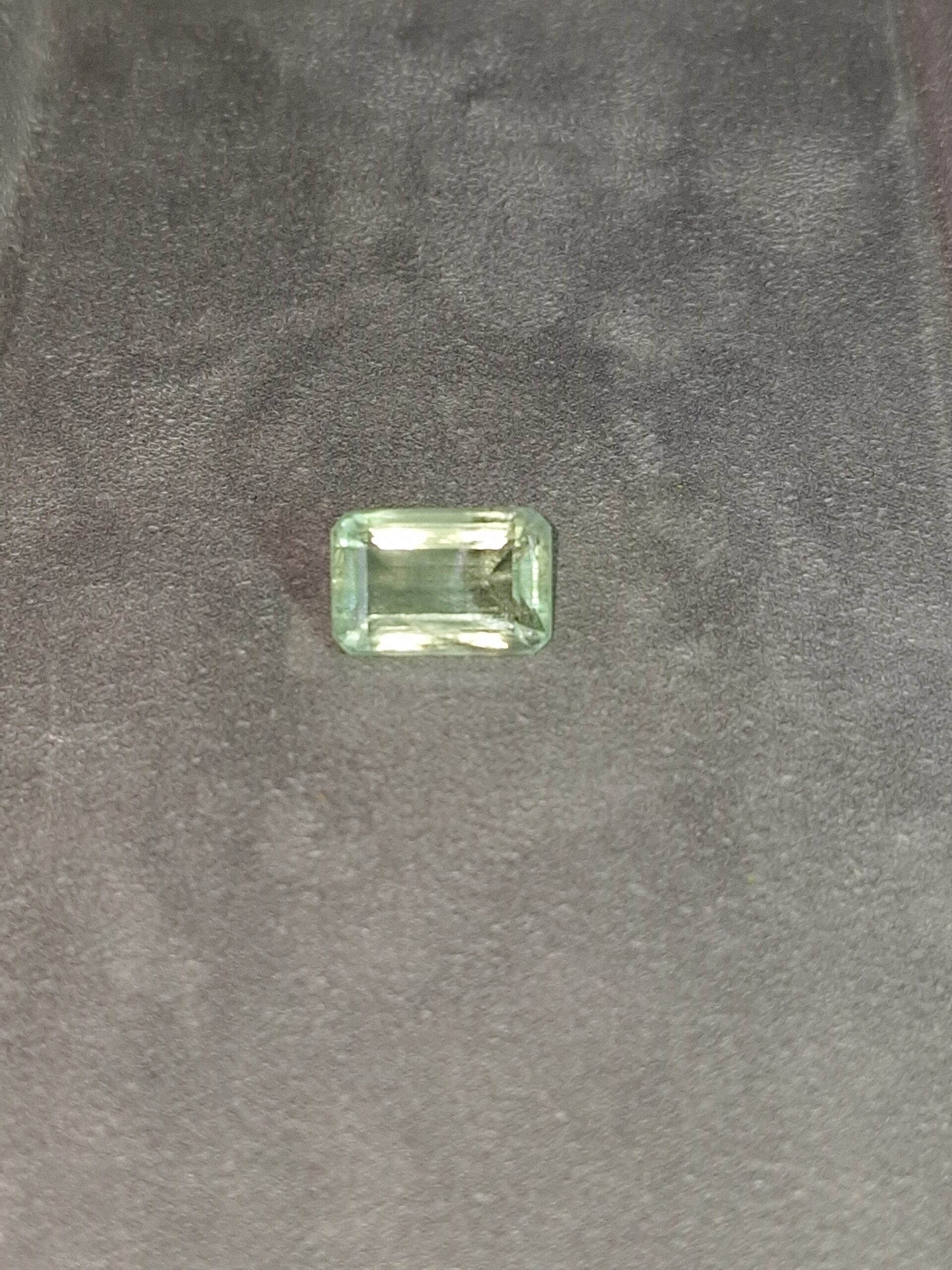 Béryl vert taille rectangle