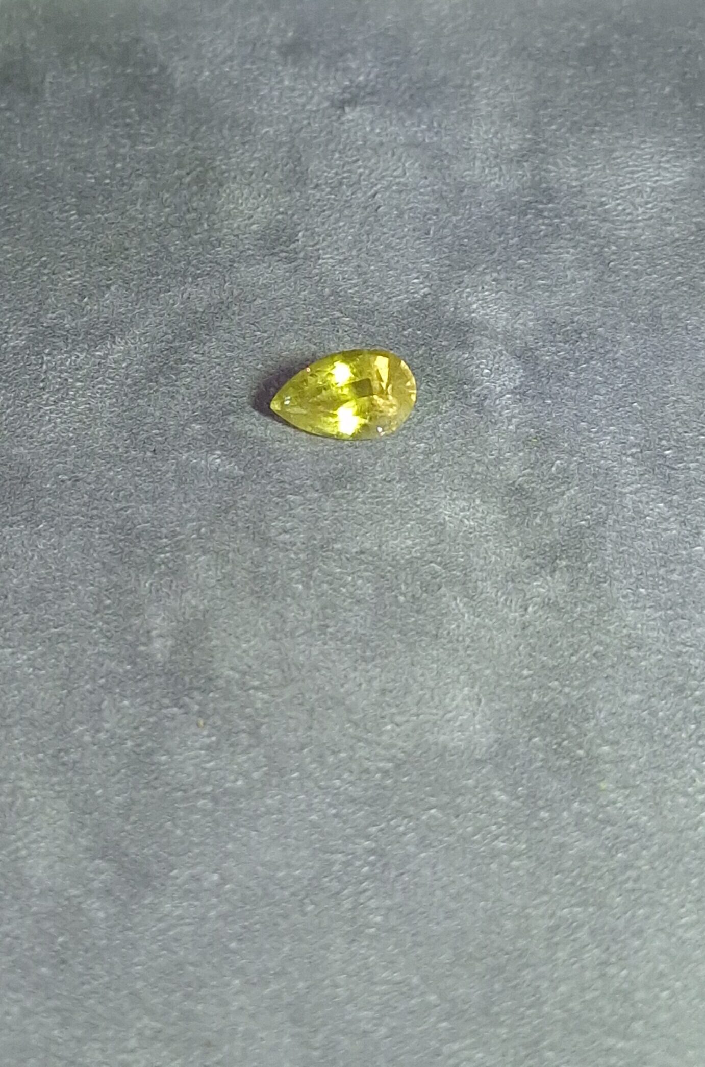 Héliodore taille poire naturelle