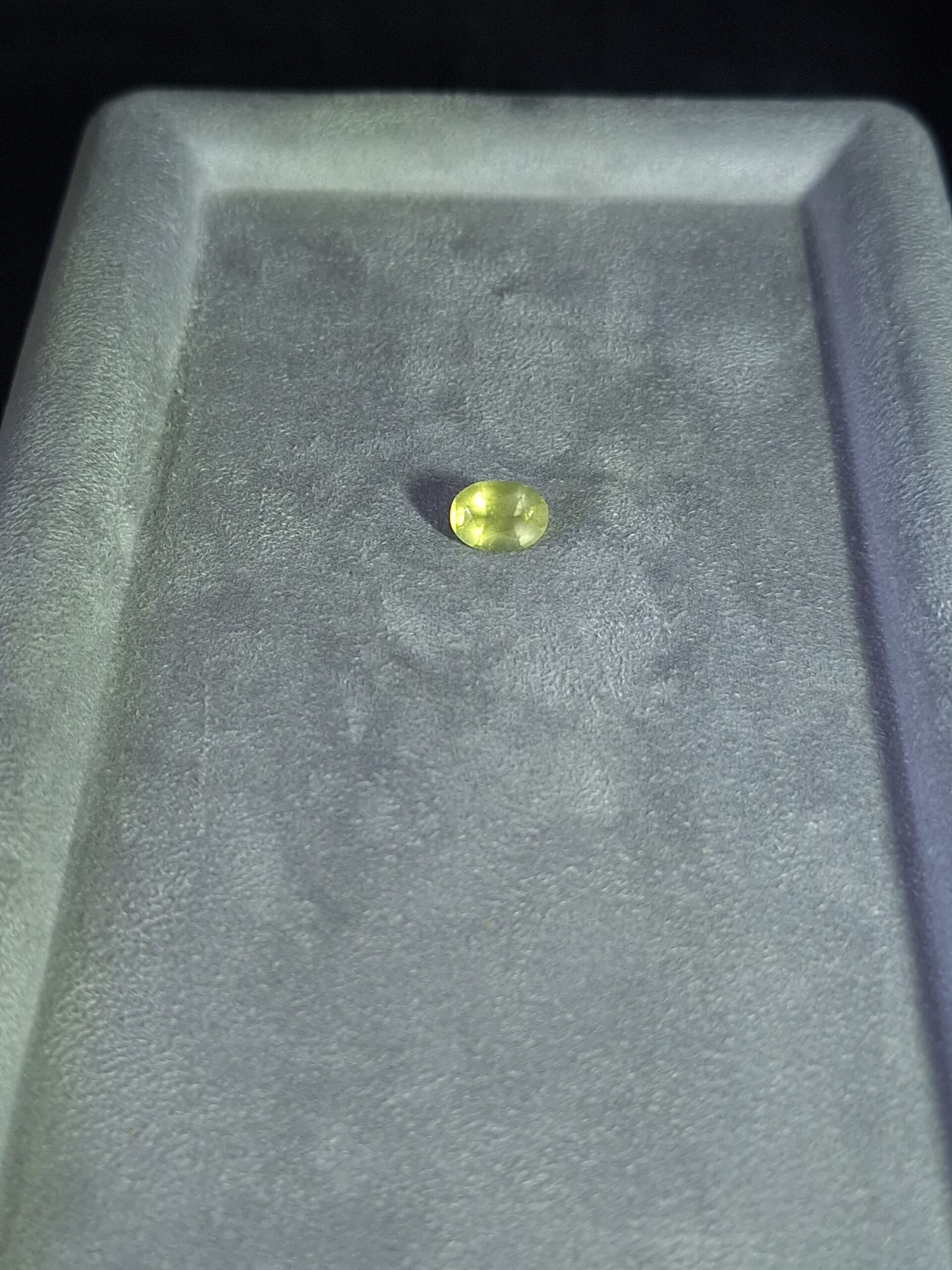 Héliodore taille ovale naturelle