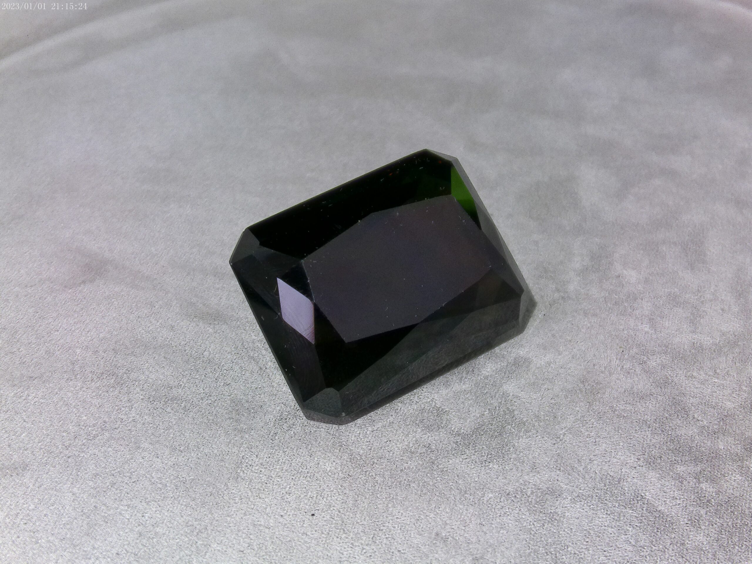 Quartz fumé taille rectangle naturelle
