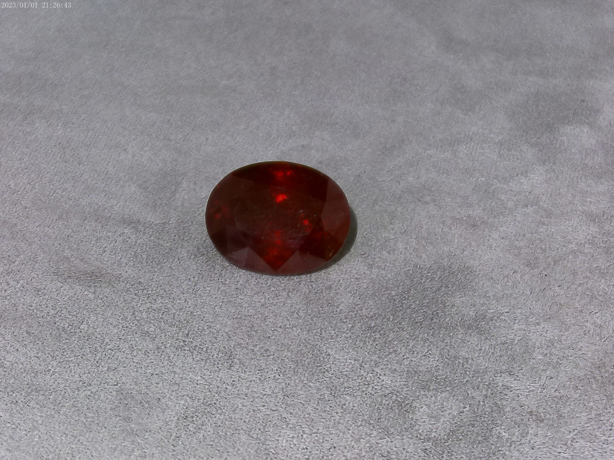 Spessartite taille ovale naturelle