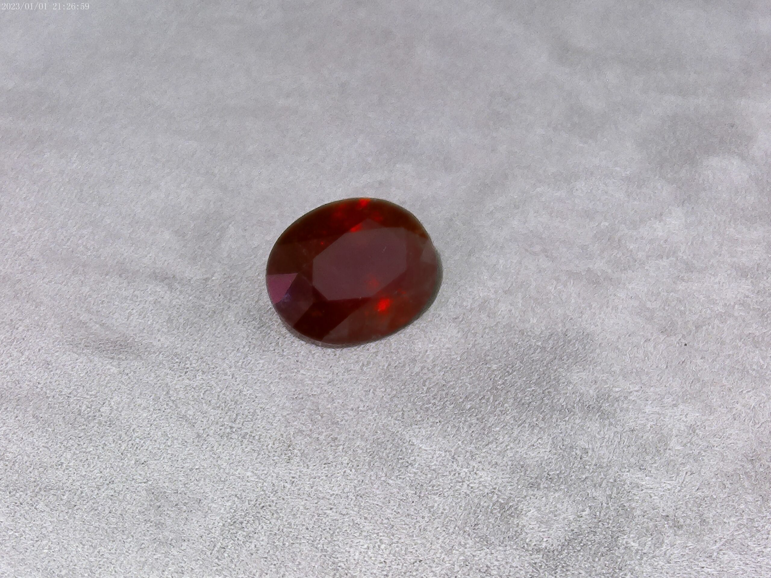 Spessartite taille ovale naturelle