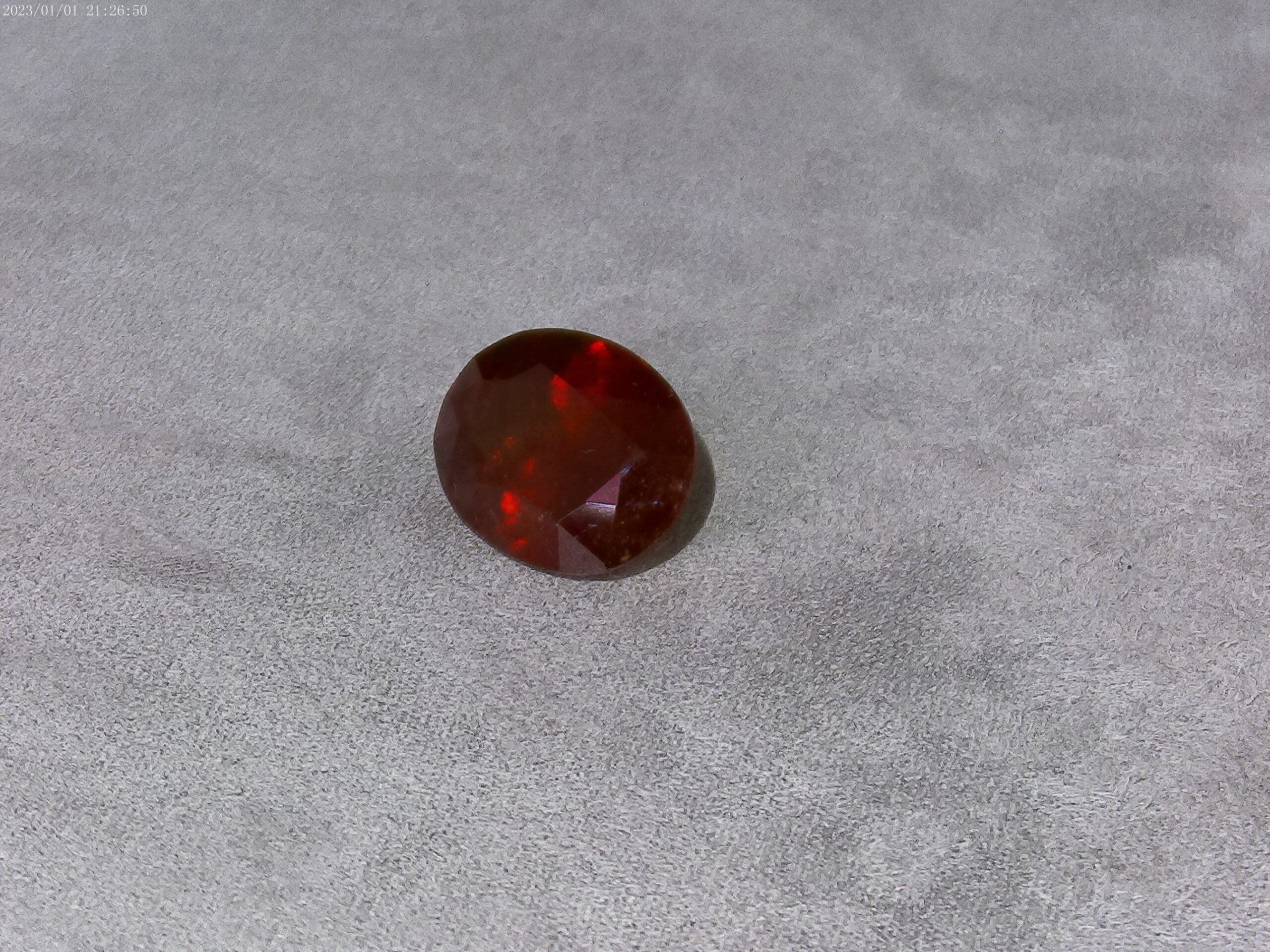 Spessartite taille ovale naturelle