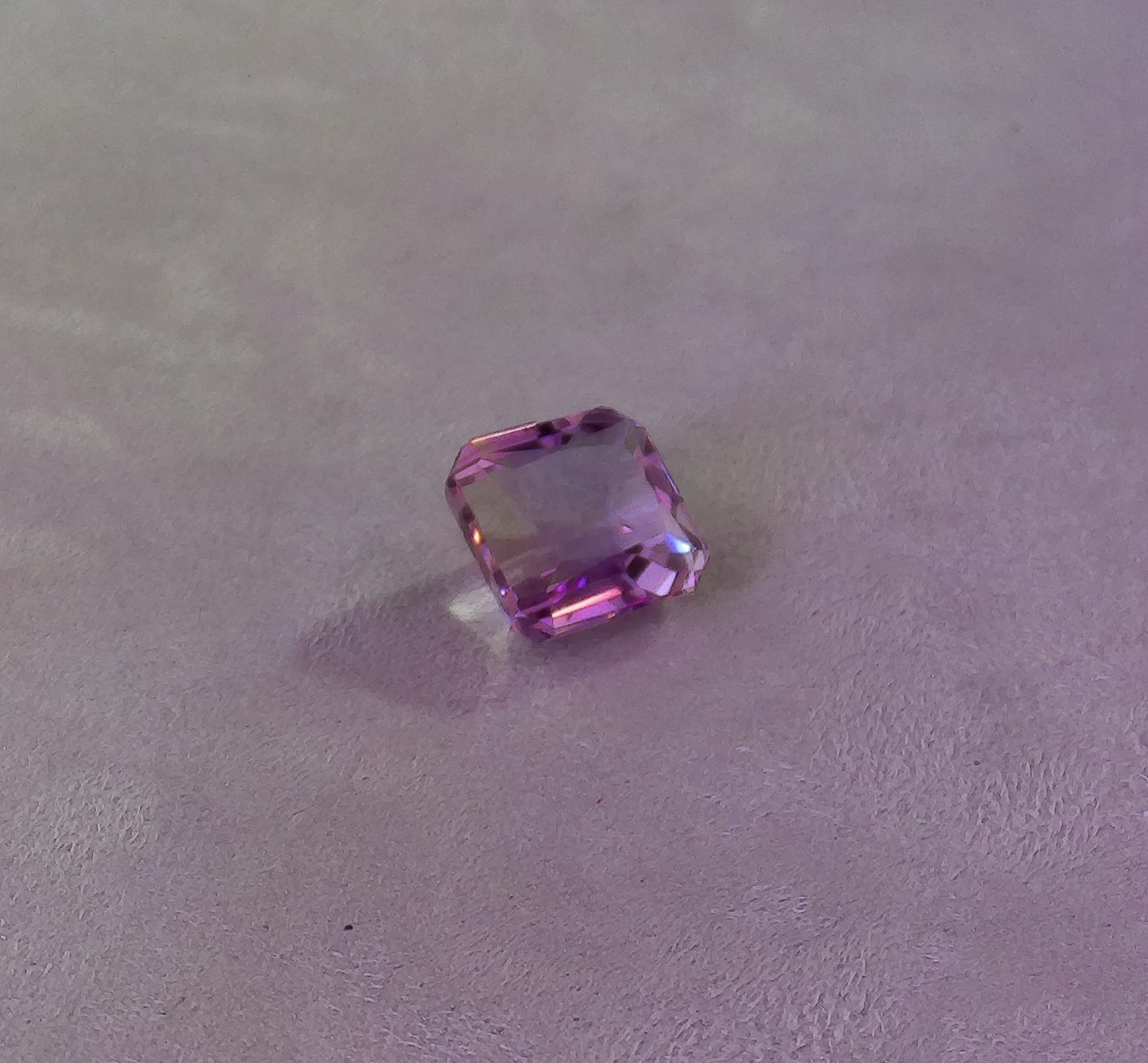 Quartz amétrine taille émeraude