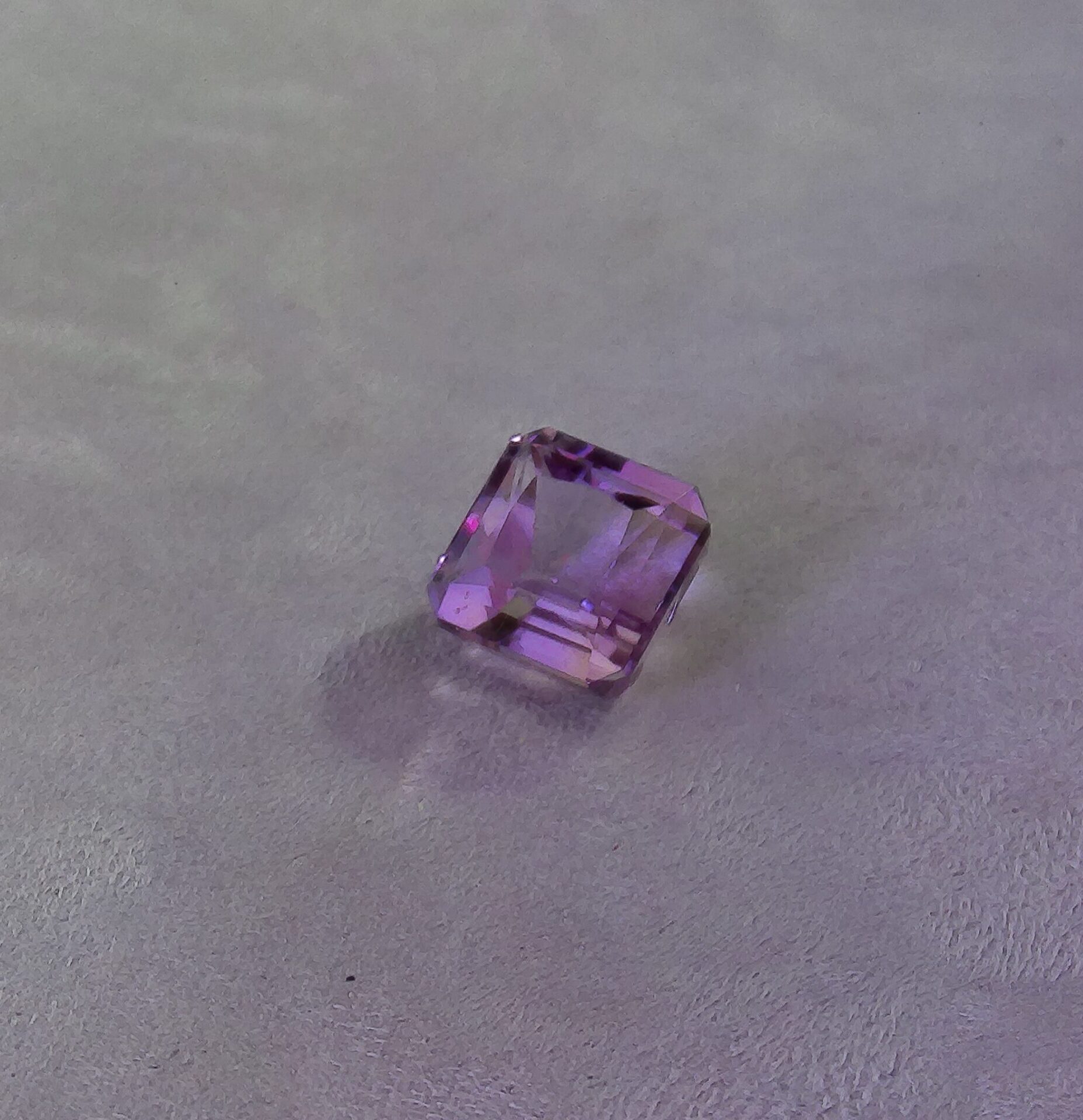 Quartz amétrine taille émeraude