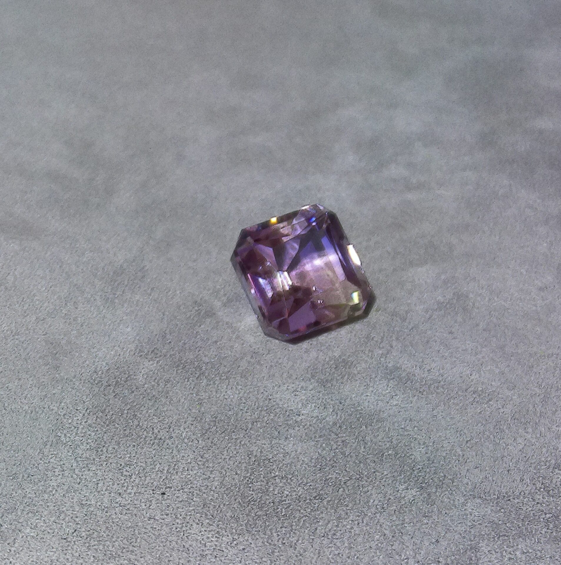 Quartz amétrine taille émeraude