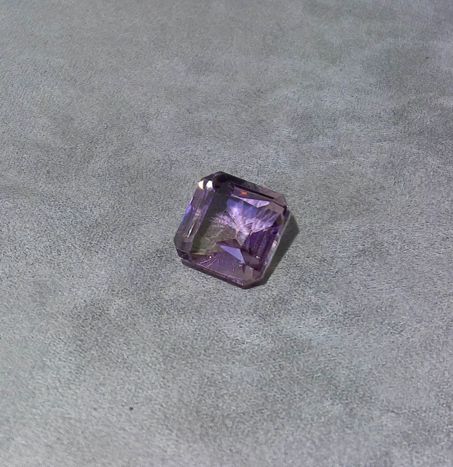 Quartz amétrine taille émeraude