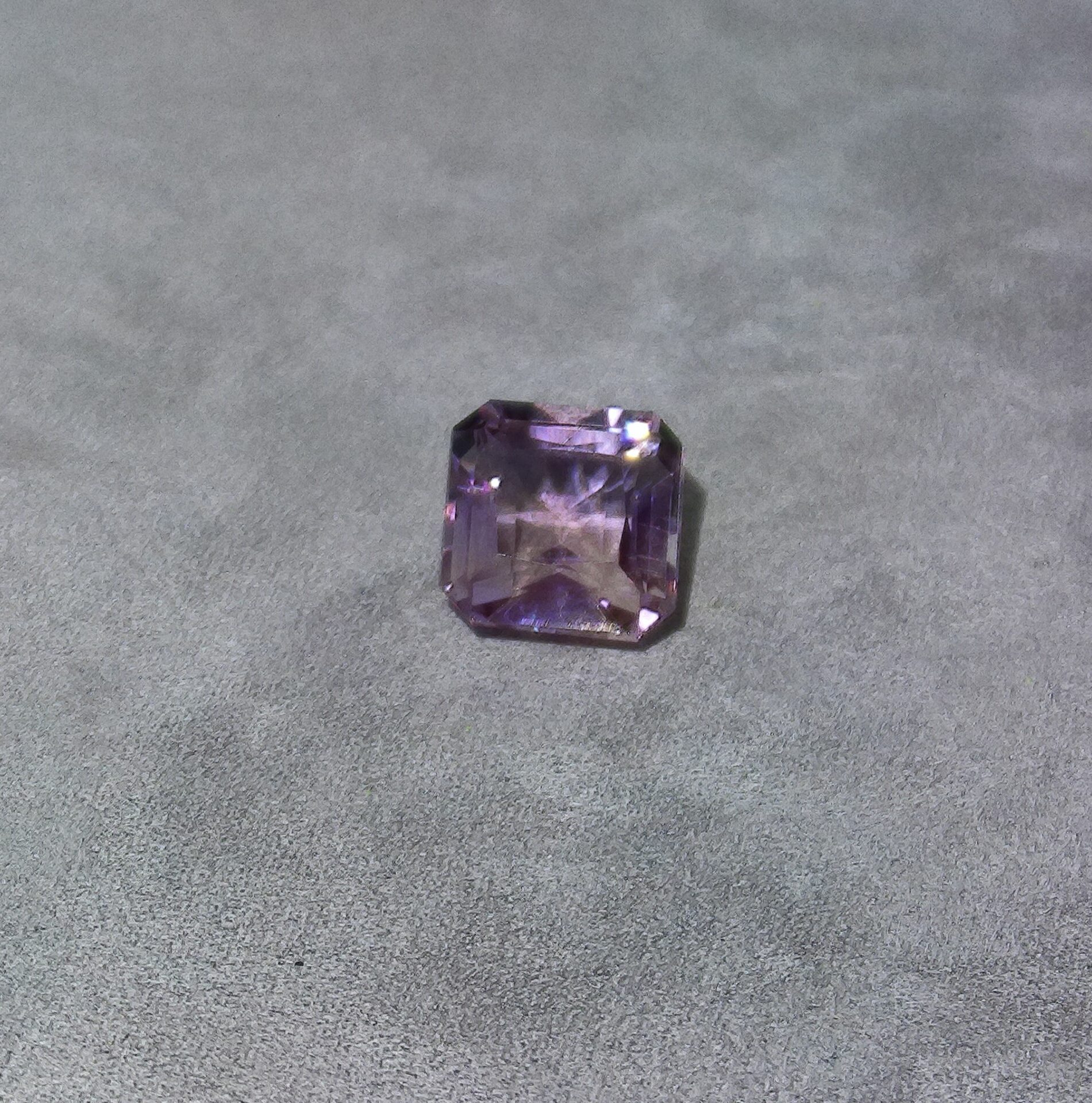 Quartz amétrine taille émeraude