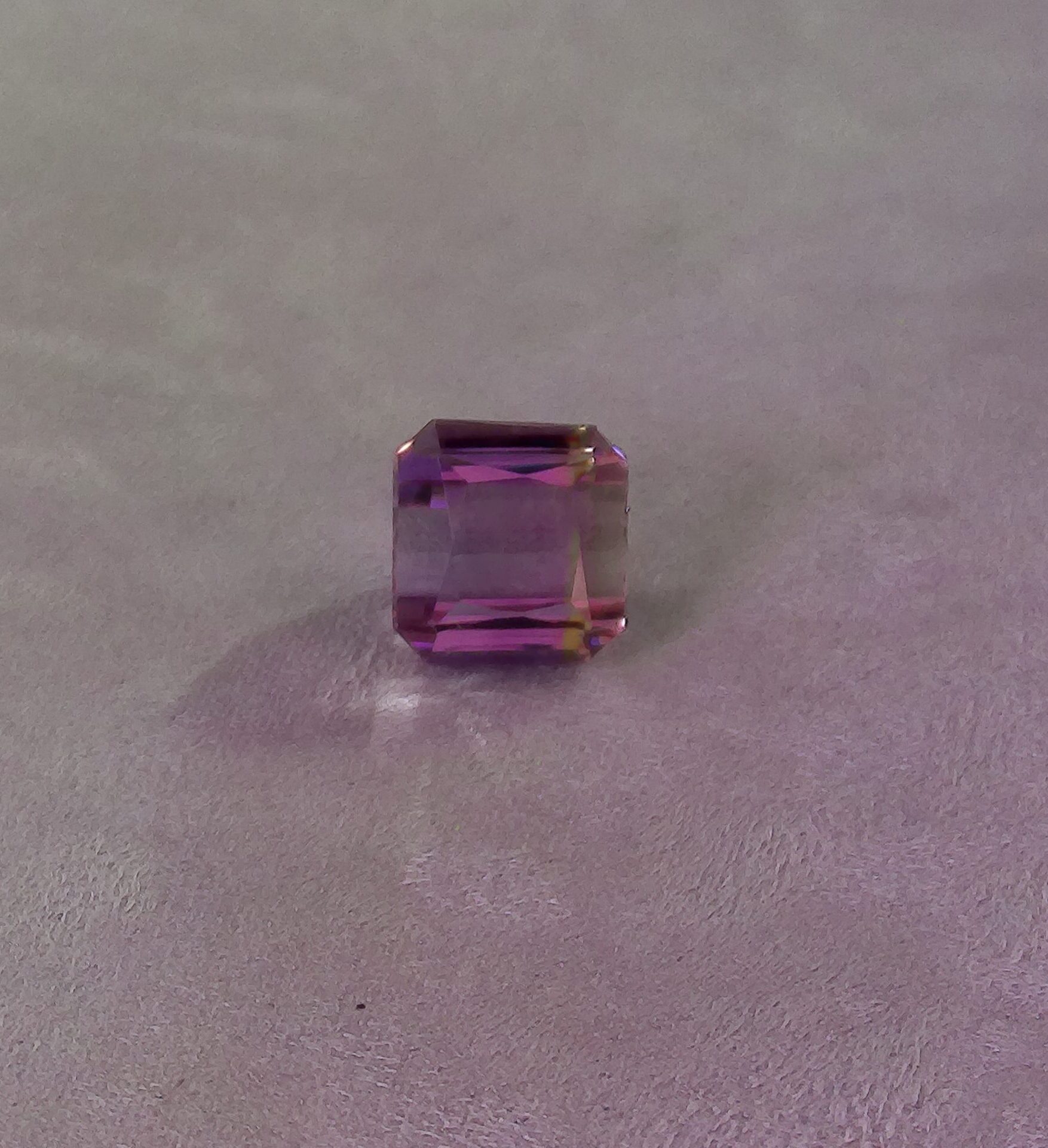Quartz amétrine taille émeraude