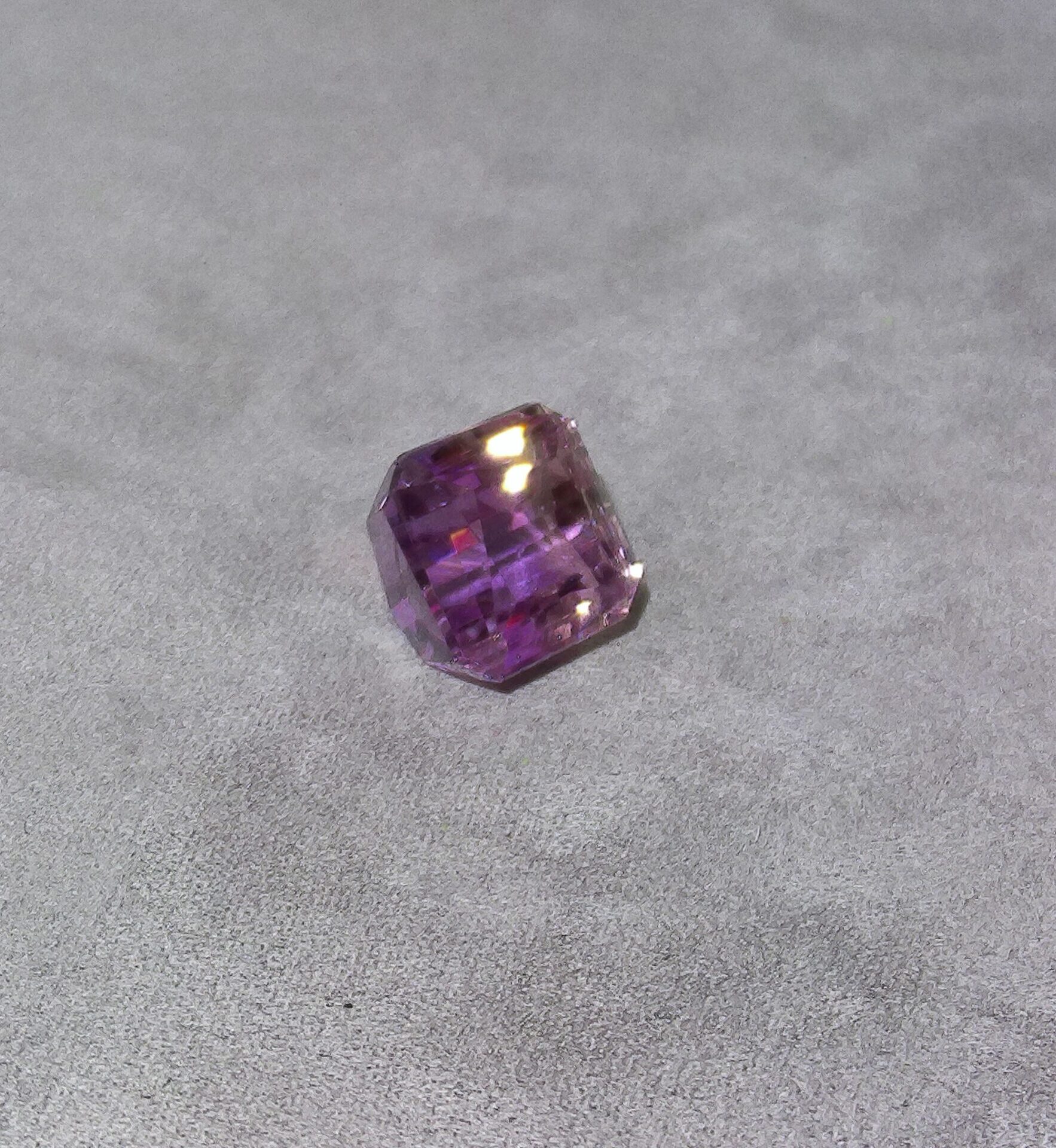 Quartz amétrine taille émeraude