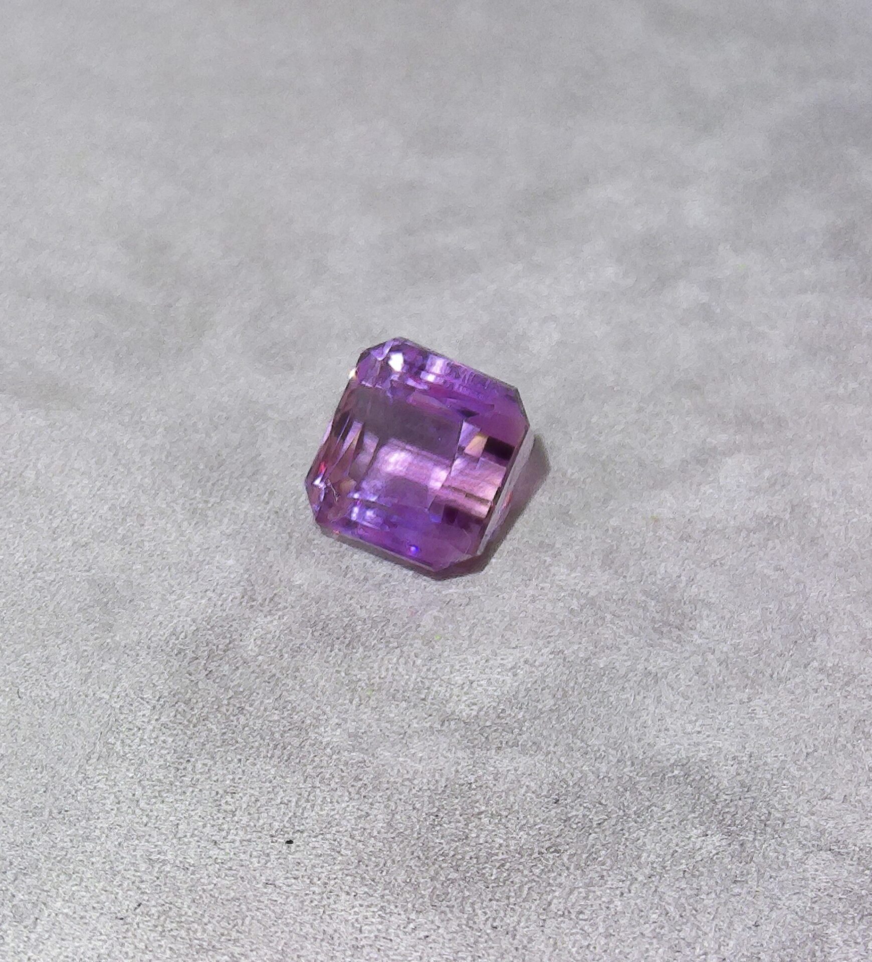 Quartz amétrine taille émeraude