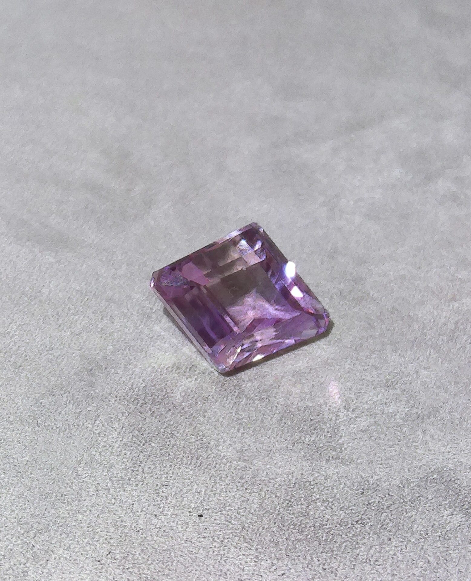 Quartz amétrine taille émeraude