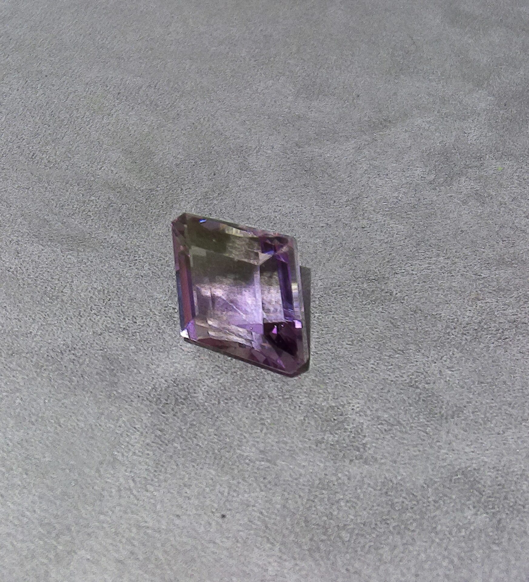 Quartz amétrine taille émeraude