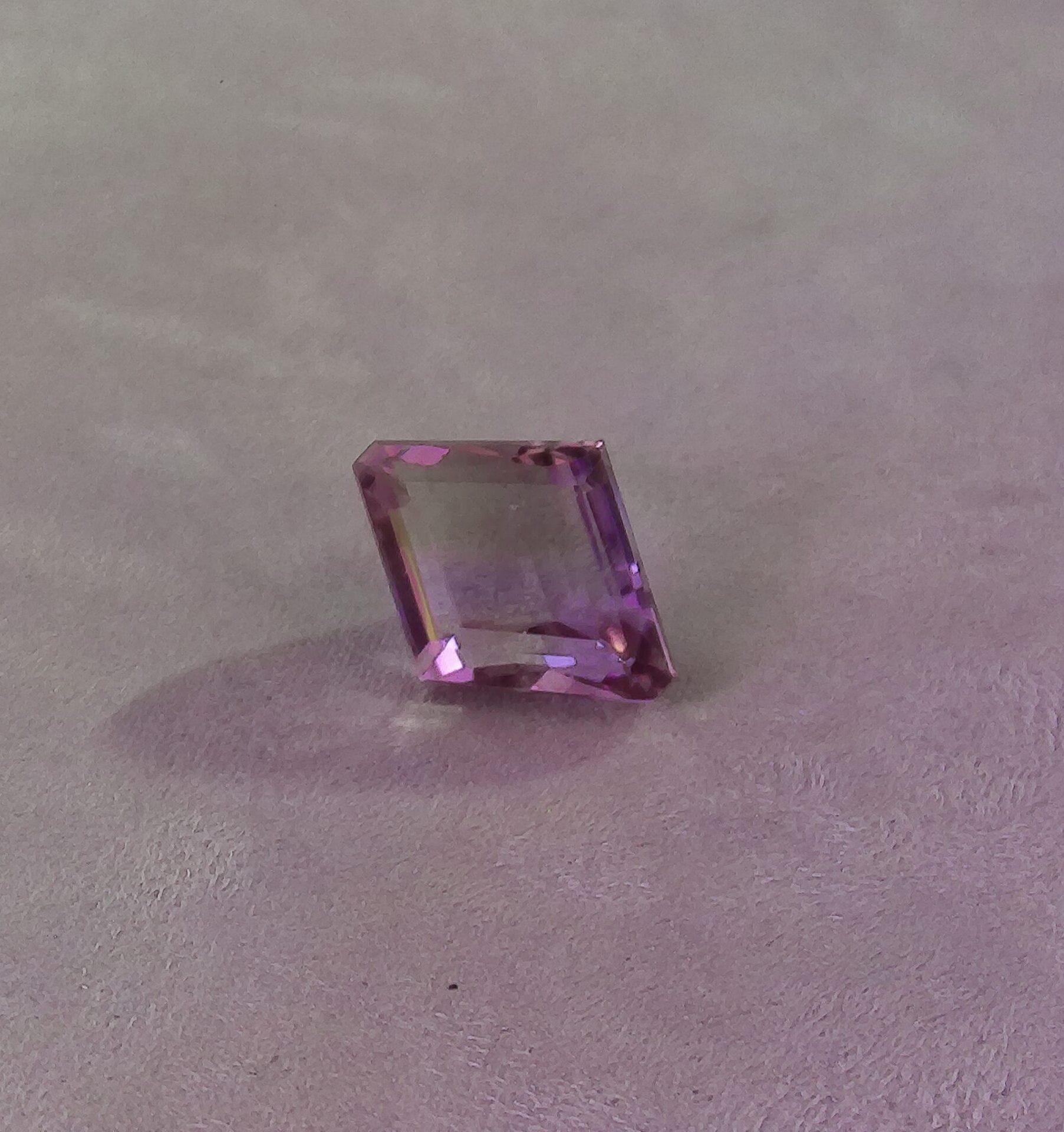 Quartz amétrine taille émeraude
