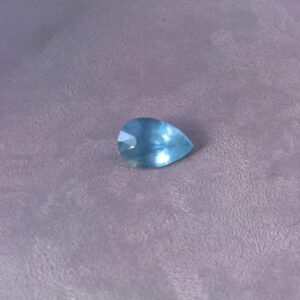 Aigue-marine naturelle 8,10 ct — Taille Poire Bleu Océan