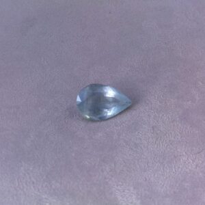 Aigue-Marine Naturelle 9,40 ct — Taille Poire Bleu Grisâtre