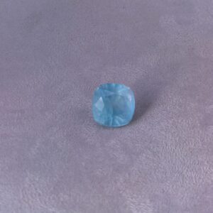 Aigue-Marine Naturelle 9,60 ct — Taille Carrée Bleu Océan