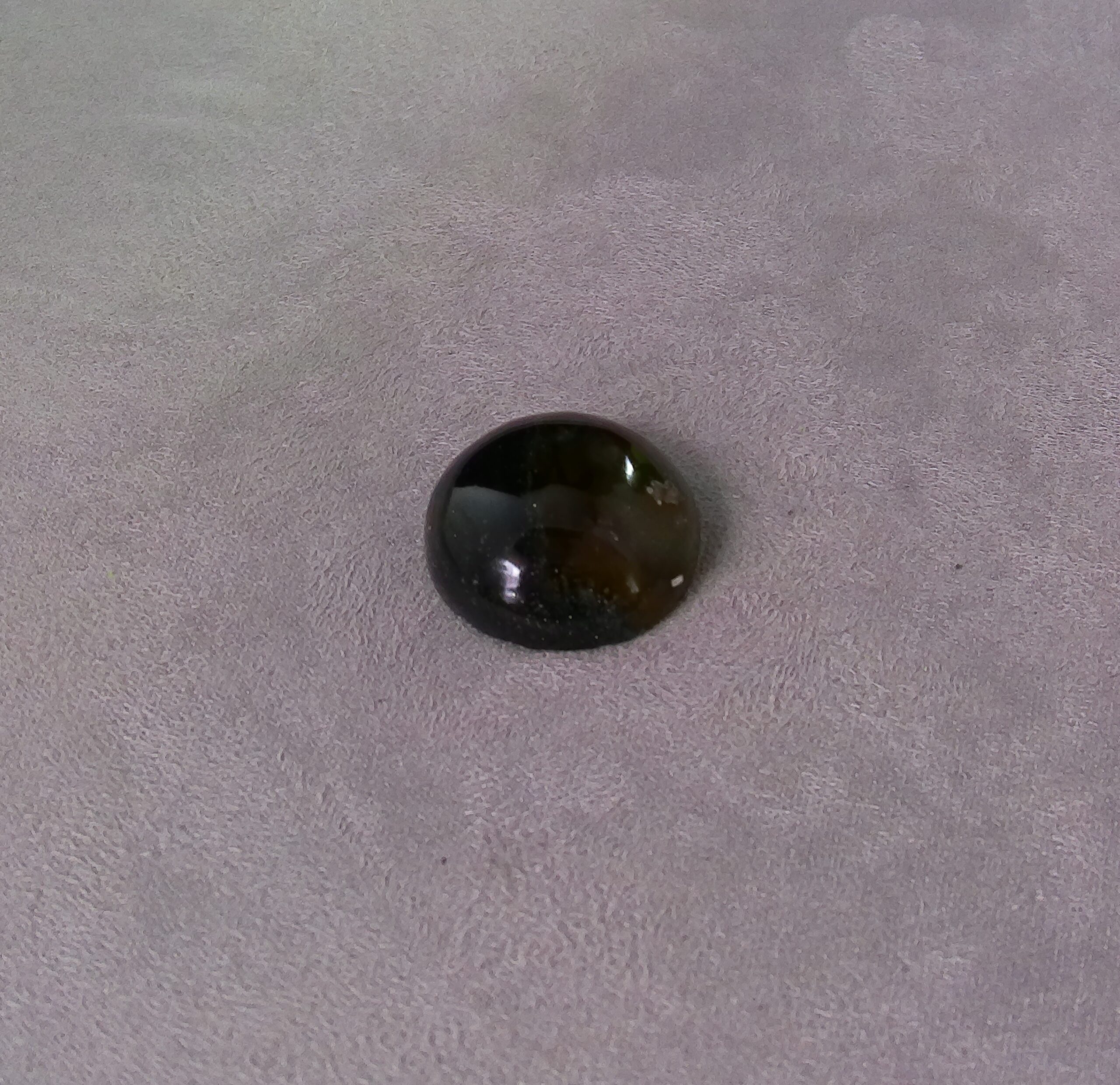 Jaspe cabochon rond