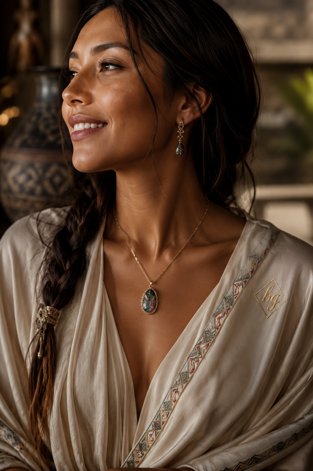 Jaspe en pendentif