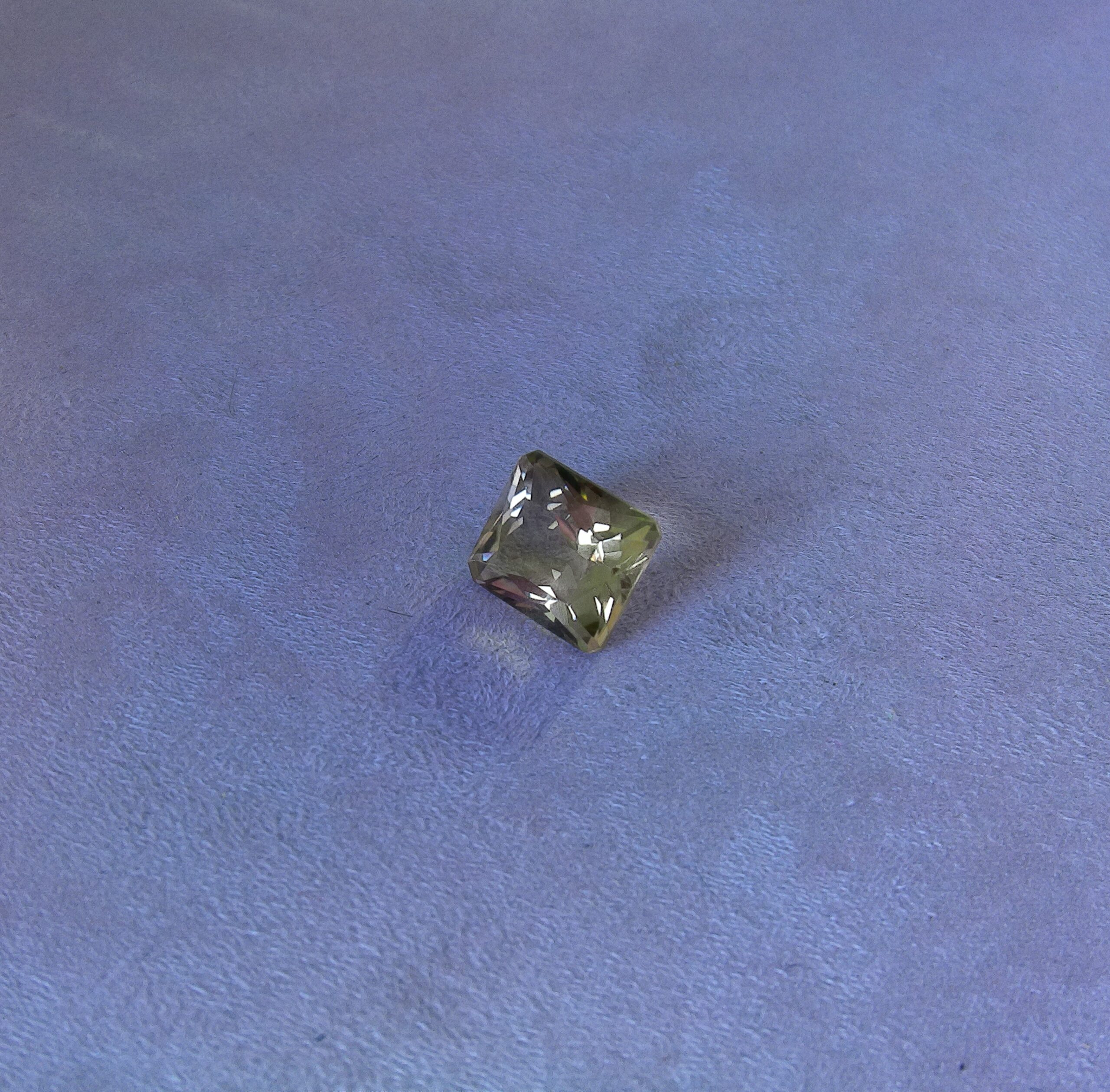 Citrine taille carré