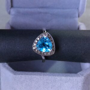 Bague argent 925S topaze