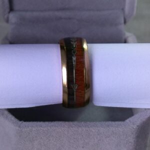 Bague anneau aspect nacré