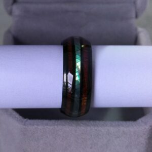 Bague anneau aspect nacré