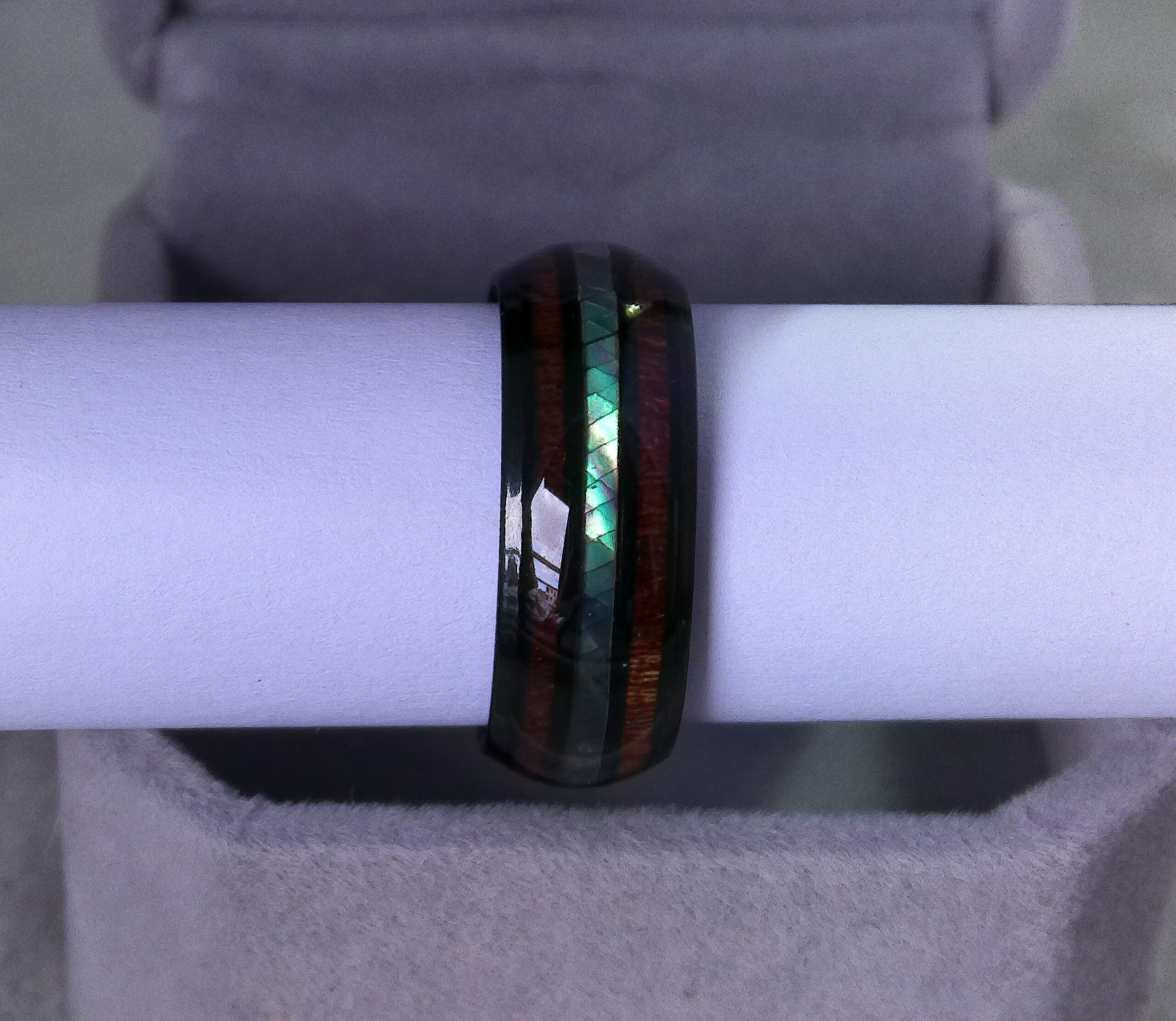Bague anneau nacré